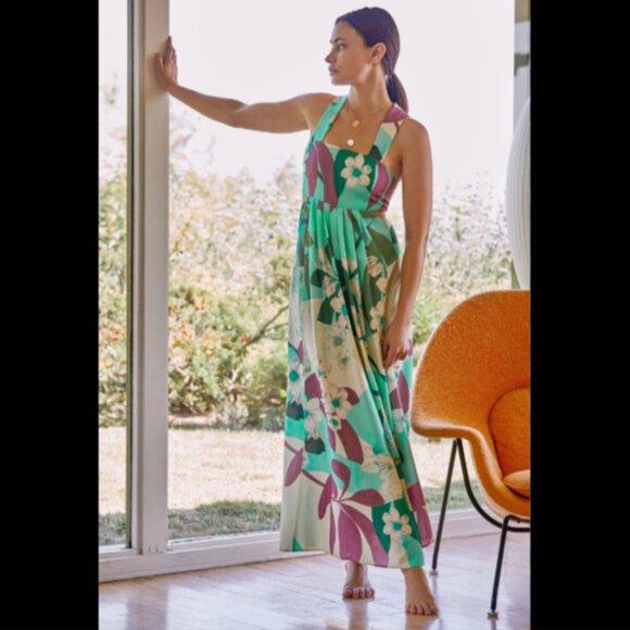 Brand New THE PIPER BANDEAU CUTOUT MAXI DRESS - Picture 1 of 12